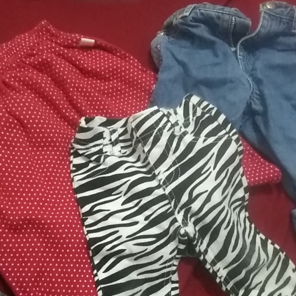 A box of girls clothes